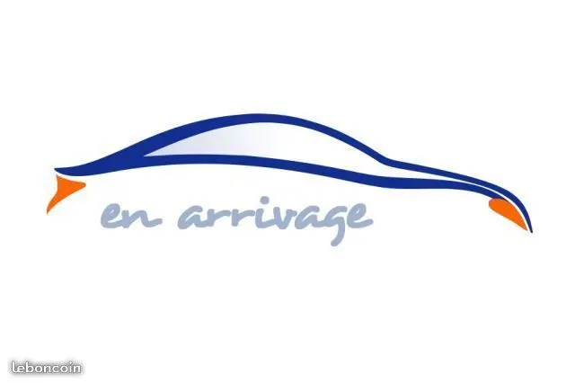 Silhouette stylisée d'une voiture avec texte "en arrivage", sans représentation visible du Peugeot 508 gris foncé 2016.