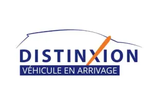 Logo Distinxion avec mention "Véhicule en arrivage" sur fond blanc, sans image de véhicule visible.